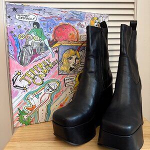 JEFFREY CAMPBELL - BIG BLOCK BLACK Boots Size 9